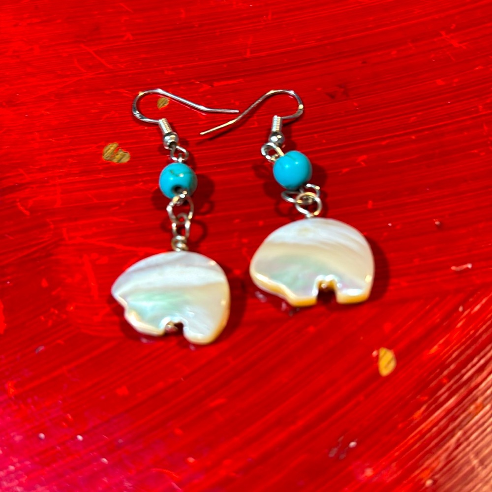 Zuni bear earrings